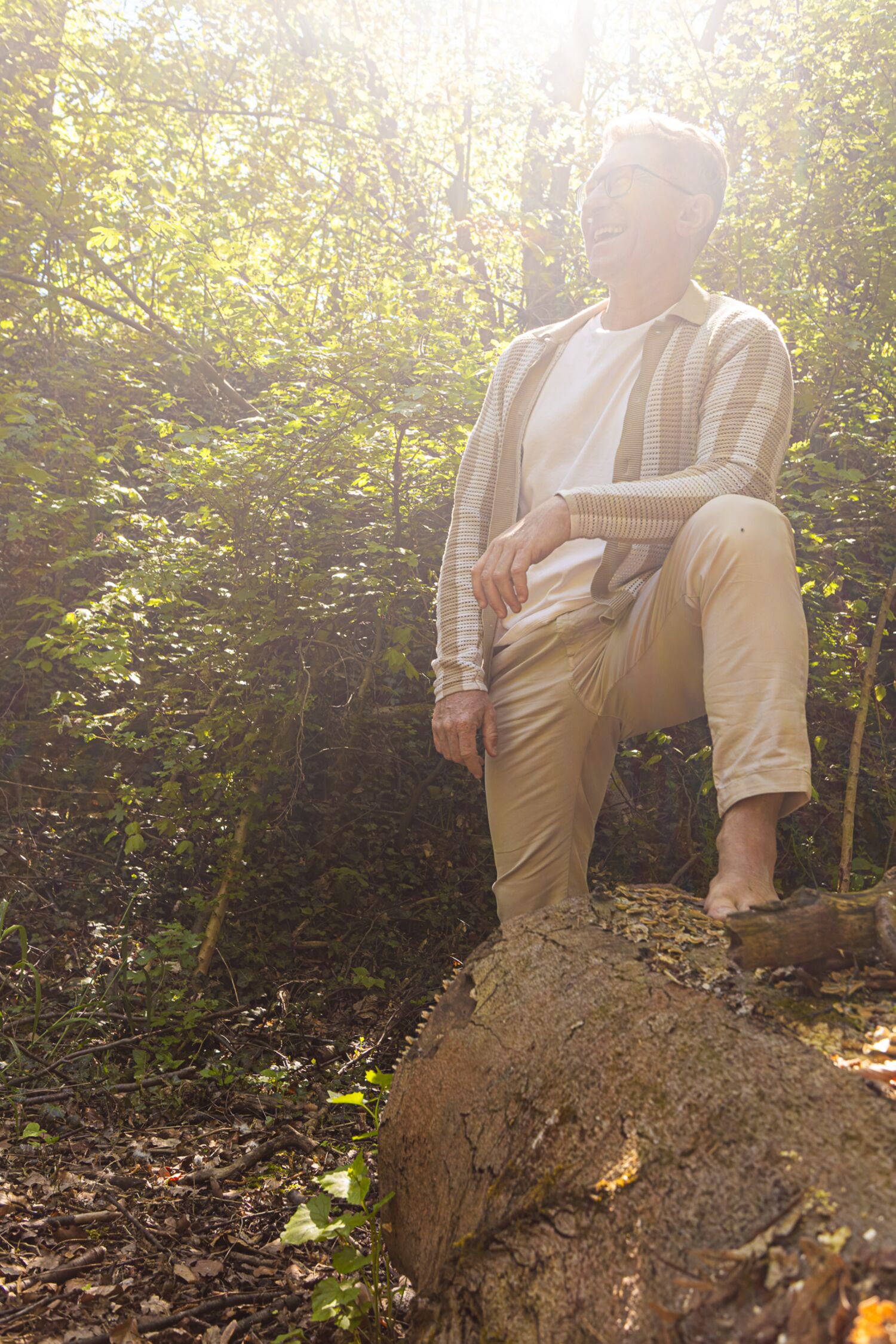 Andreas Ginger im Wald